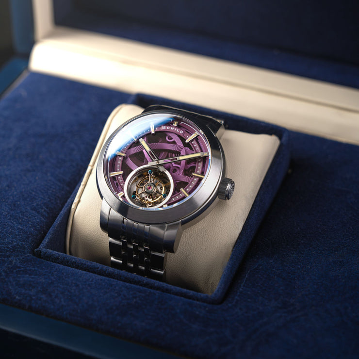 Schild Heinrich Tourbillon Limited Edition Mauve - Watches.com - SC - 1006 - 99