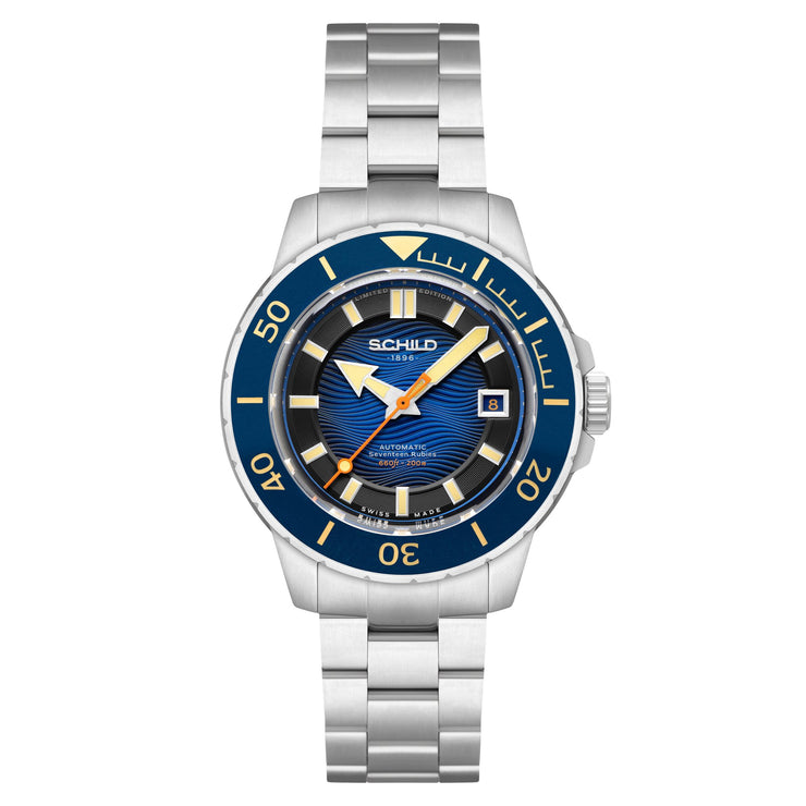 Schild Hermann Swiss Automatic Limited Edition Cobalt Blue - Watches.com - SC - 1016 - 22