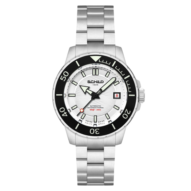 Schild Hermann Swiss Automatic Limited Edition Matte White - Watches.com - SC - 1016 - 55