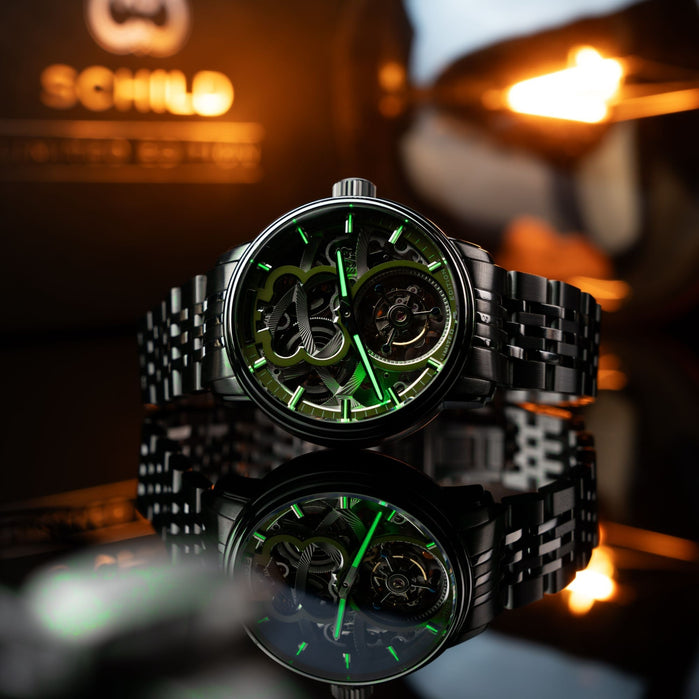 Schild Maximillian Tourbillon Avocado Limited Edition angled shot picture