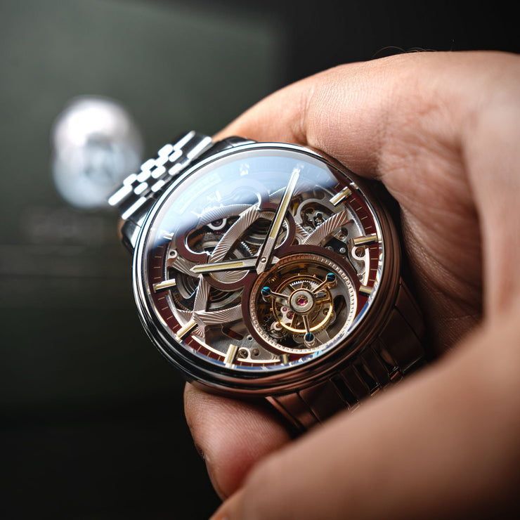 Schild Maximillian Tourbillon Burgundy Limited Edition - Watches.com - SC - 1002 - 88