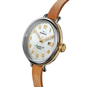 Shinola Birdy 38mm Double Wrap Mother of Pearl Silver Gold - Watches.com - S0120208731