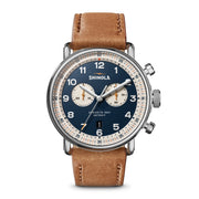 Shinola Canfield Chrono Model C56 43mm Blue - Watches.com - S0120291090