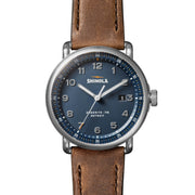 Shinola Canfield Model C56 43mm Blue - Watches.com - S0120273241