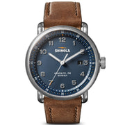 Shinola Canfield Model C56 43mm Blue - Watches.com - S0120273241