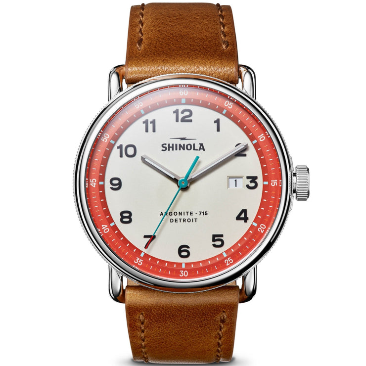 Shinola Canfield Model C56 43mm White - Watches.com - S0120266181