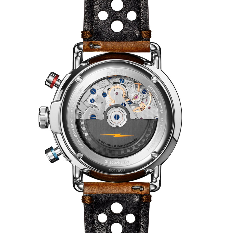 Shinola Canfield Speedway Lap 07 Automatic Chrono 44mm Horizon Blue Limited Edition - Watches.com - S0120291079