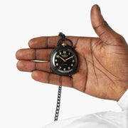 Shinola Elijah McCoy Pocket Watch 45mm Black Limited Edition - Watches.com - S0120273678