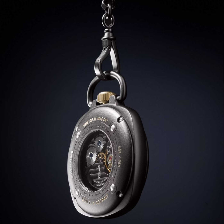 Shinola Elijah McCoy Pocket Watch 45mm Black Limited Edition - Watches.com - S0120273678