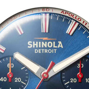 Shinola Mooncraft Monster Mechanical Chrono 43mm Sea Blue SS Limited Edition - Watches.com - S0120279028