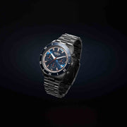 Shinola Mooncraft Monster Mechanical Chrono 43mm Sea Blue SS Limited Edition - Watches.com - S0120279028