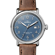 Shinola Runwell 41mm Blue Brown - Watches.com - S0120172978