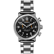 Shinola Runwell 41mm Chrono Black - Watches.com - S0120266187