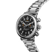 Shinola Runwell 41mm Chrono Black - Watches.com - S0120266187