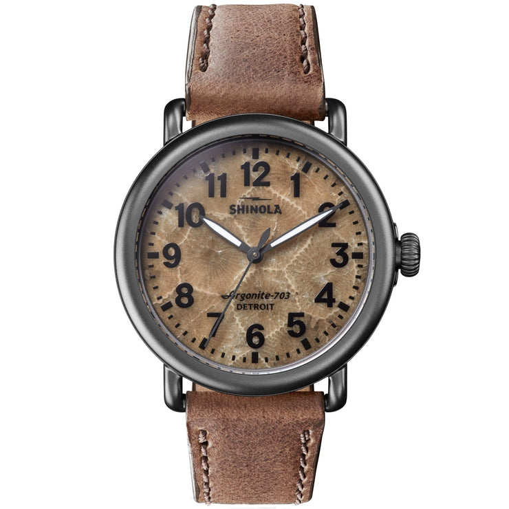 Shinola Runwell 41mm Petoskey Stone - Watches.com - S0120245779