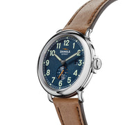 Shinola Runwell Automatic 45mm Blue - Watches.com - S0120266279