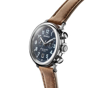 Shinola Runwell Chrono 41mm Blue Brown - Watches.com - S0120194490