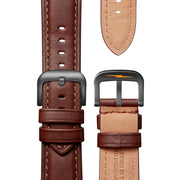 Shinola Runwell Sub Second 47mm Camo Oak Teak Leather - Watches.com - S0120291086