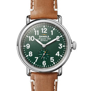 Shinola Runwell Subsecond 41mm Green Brown - Watches.com - S0110000026