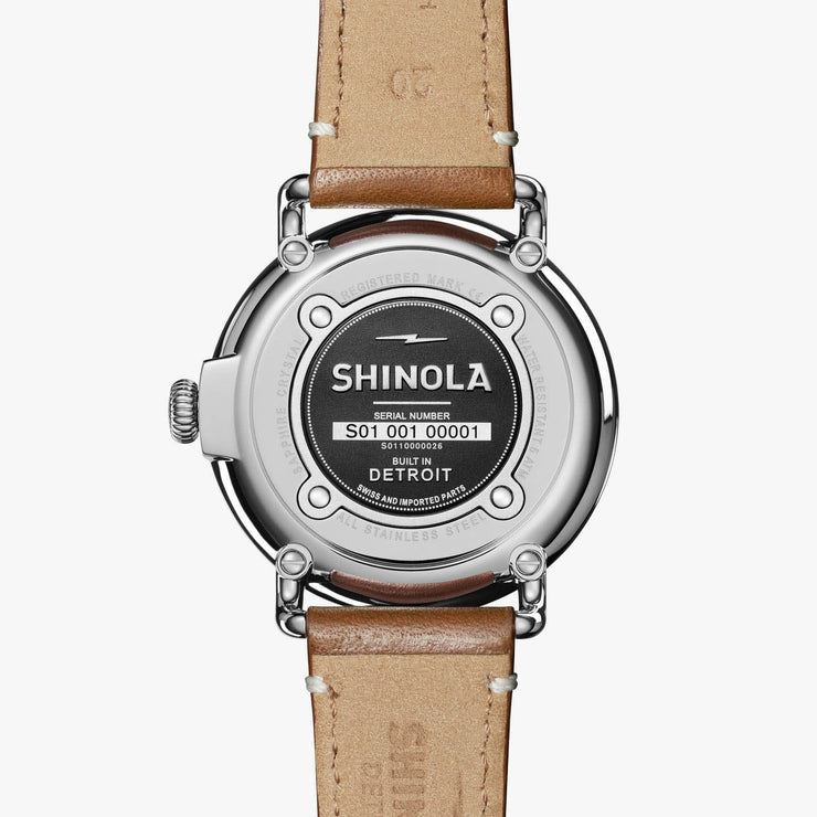 Shinola Runwell Subsecond 41mm Green Brown - Watches.com - S0110000026