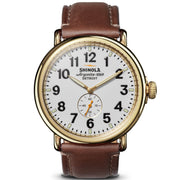 Shinola Runwell Subsecond 47mm White - Watches.com - S0120266281