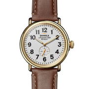 Shinola Runwell Subsecond 47mm White - Watches.com - S0120266281