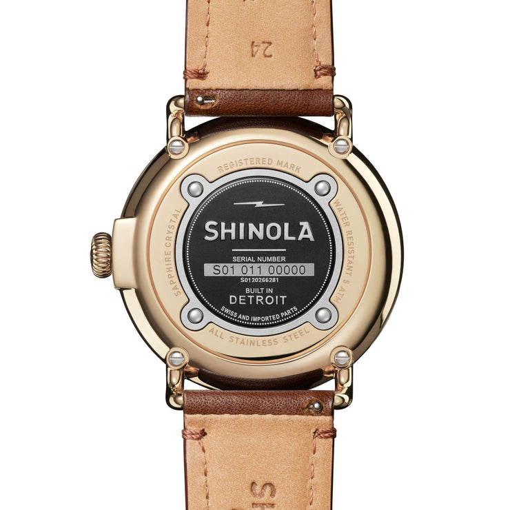 Shinola Runwell Subsecond 47mm White - Watches.com - S0120266281