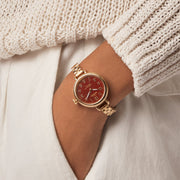 Shinola The Birdy 34mm Red Jasper Stone - Watches.com - S0120291078