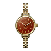 Shinola The Birdy 34mm Red Jasper Stone - Watches.com - S0120291078