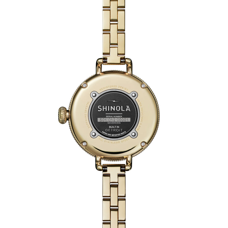 Shinola The Birdy 34mm Red Jasper Stone - Watches.com - S0120291078