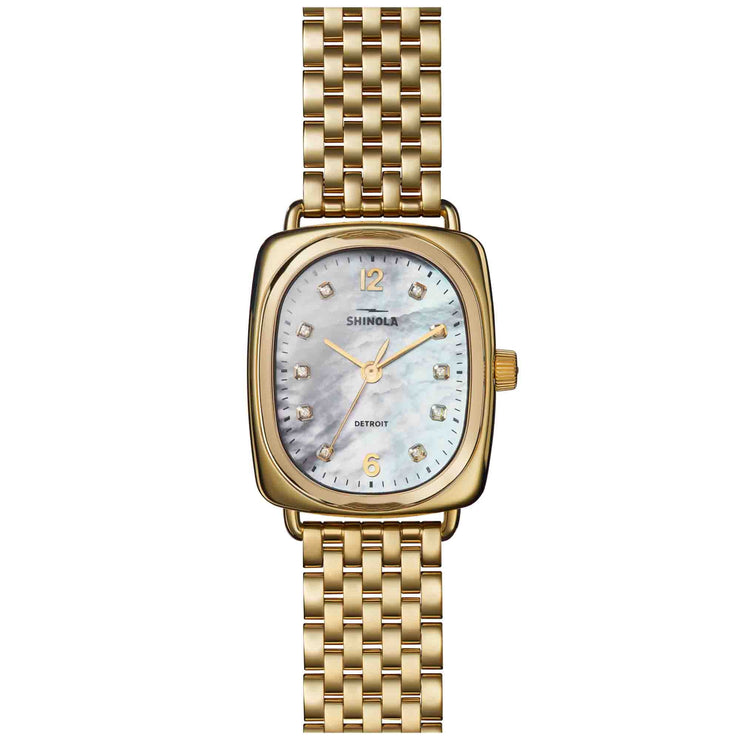 Shinola The Bixby Diamond Dial 29x34mm Gold - Watches.com - S0120282838