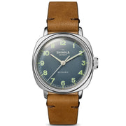 Shinola The Mechanic Hand Wind 39mm Blue - Watches.com - S0120273243