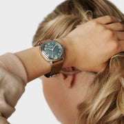 Shinola The Mechanic Hand Wind 39mm Blue - Watches.com - S0120273243