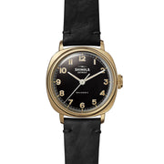 Shinola The Mechanic Hand Wind 39mm Khaki Black - Watches.com - S0120273242