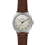 Shinola The Mechanic Hand Wind 39mm White - Watches.com - S0120273244