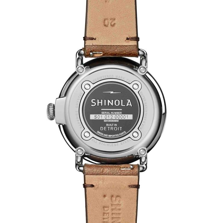 Shinola The Runwell 41mm White Green - Watches.com - S0120282832