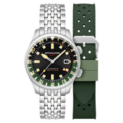 Spinnaker Bradner GMT Automatic Gravel Black - Watches.com - SP - 5121 - 44