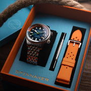 Spinnaker Bradner GMT Automatic Orange Blue - Watches.com - SP - 5121 - AA