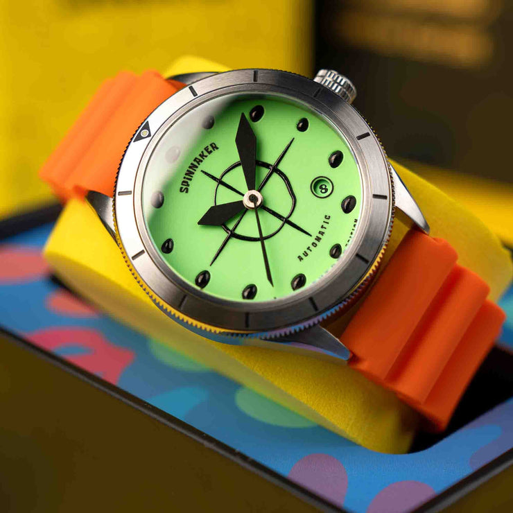 Spinnaker Cahill Automatic Spongebob Squarepants Timekeeper Foghorn Limited Edition - Watches.com - SP - 5142 - 01