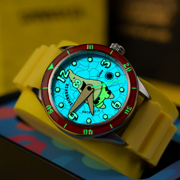 Spinnaker Cahill Automatic Spongebob Squarepants Timekeeper Limited Edition Patrick O' Clock - Watches.com - SP - 5142 - 02