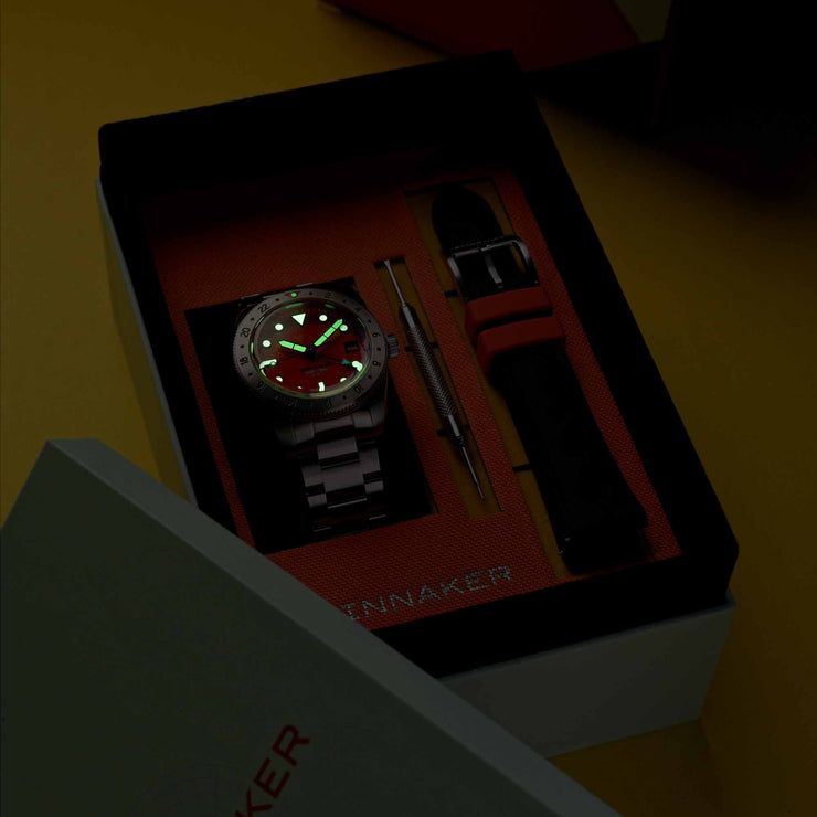 Spinnaker Croft 3912 GMT Automatic Retro Orange Limited Edition - Watches.com - SP - 5130 - 44