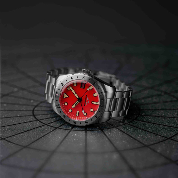 Spinnaker Croft 3912 GMT Automatic Retro Orange Limited Edition - Watches.com - SP - 5130 - 44