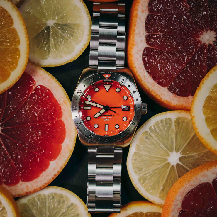 Spinnaker Croft 3912 GMT Automatic Retro Orange Limited Edition - Watches.com - SP - 5130 - 44