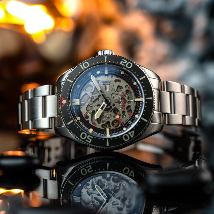 Spinnaker Croft 42 Skeleton Automatic Black Ceramic - Watches.com - SP - 5134 - 55