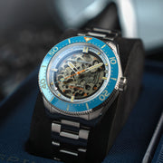 Spinnaker Croft 42 Skeleton Automatic Blue Ceramic - Watches.com - SP - 5134 - 77