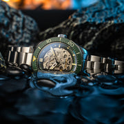 Spinnaker Croft 42 Skeleton Automatic Green Ceramic - Watches.com - SP - 5134 - 66