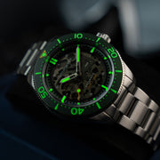 Spinnaker Croft 42 Skeleton Automatic Green Ceramic - Watches.com - SP - 5134 - 66