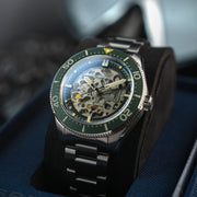 Spinnaker Croft 42 Skeleton Automatic Green Ceramic - Watches.com - SP - 5134 - 66