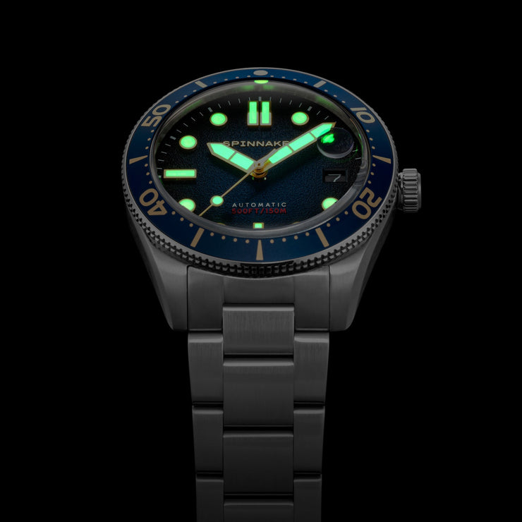 Spinnaker Croft Automatic Regiment Blue - Watches.com - SP - 5100 - 22