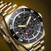 Spinnaker Croft Midsize Automatic Medallion Black Limited Edition - Watches.com - SP - 5095 - 44